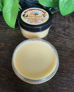 Cocoa butter beeswax foot cream