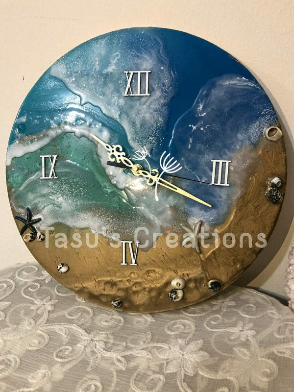 epoxy wall clock