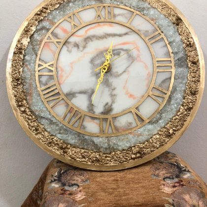Epoxy resin clocks and tables